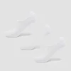 MP Unisex Invisible Socks (3 Pack) - White - UK 9-11