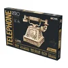 Rayher. Lesena 3D sestavljanka Retro Telefon