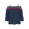 LASCANA Bluza  kremna / mornarska / roza / magenta