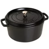 ZWILLING Staub la Cocotte 6,7 L črn lonec iz litega železa s pokrovom