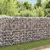 Gabionski zid od pocinčanog čelika 450 x 30 x 100 cm