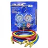 Value Set FR manometar 2/2, R-22 R-134A R-404A R-407C VMG-2-R22-B-02 F68 + set 3 creva x 120 cm