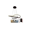 Brilagi-LED prigušiva luster na sajli COSMOWAVE LED/70W/230V 3000-6500K braon+daljinski upravljač