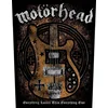 Motörhead Lemmys Bass Našitek za šivanje 36 x 30 cm