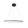 VISEČA LED SVETILKA BREDA 29W/3000K/1480lm/IP20/ ČRNA NL9010023
