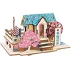 3d eko drvena puzzle - PROLEĆNA VILA