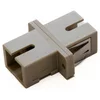 XtendLan SC-SC simpleksni adapter MM, siv, za optične omarice