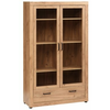 Vitrina LINTRUP 2 vrata hrast