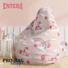 ENTERA Lazy bag - Svetlo roze jednorozi na oblačićima, za devojčice - 042