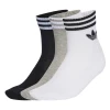 ADIDAS ORIGINALS Nogavice pegasto siva/črna/bela