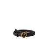 PINKO Pas LOVE BERRY temno rjava