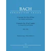 BACH J.S.:CONCERTO NO.II IN E-DUR BWV 1053 PIANO REDUCTION