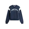 Tommy Jeans Majica VARSITY modra/bela
