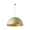 Luster na sajli SFERA 1xE27/60W/230V prečnik 35 cm zlatna