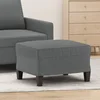Greatstore Stolček za noge temno siv 60x50x41 cm blago