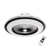 shumee Zephyr črna 48W LED svetilka z ventilatorjem in daljinskim upravljalnikom