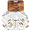 FORSTIME Kompletn set orodij 142 kosov 1/4, 3/8 in 1/2