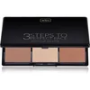 Wibo 3 Steps To Perfect Face Dark paleta za konture obraza za obraz 10 g