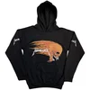 Metallica Worn Pushead Flaming Skull (Back Print) Black L Kapuco
