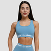 GymBeam Ženski grudnjak Simple Steel Grey