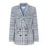 TATUUM Blazer Adamo svetlo modra/črna/bela