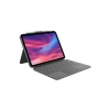LOGITECH Combo Touch Detachable backlit keyboard case with trackpad and Smart Connector for iPad (10th gen) - Oxford Grey - UK