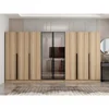 Hanah Home ormar sa reflektujućim staklom Nisa 20617, 360 cm, dore