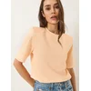 Bianco Lucci Majica T-Shirts pastelno oranžna
