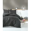 Lessentiel Maison Komplet posteljina Stripe, 200x220 cm, Antracit