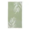 Fouta bombažna brisača Apameia 90 x 175 cm, zelena