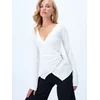 Trend Alaçati Stili Bluza  bela
