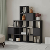 HANAH HOME Polica za knjige Paleo Black