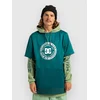 DC Dryden Shred moški pulover s kapuco deep teal