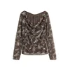 Next Bluza čokolada/zlata