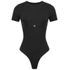 GOD SAVE QUEENS Bodi Second Skin T-Shirt Bodysuit črna