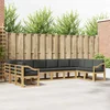Set vanjskih sofa s jastukom 10 pcs Bijela i antracit