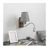 Brilagi - LED zidna svetiljka NUBILA 1xE27/25W/230V + LED/3W hrom/siva