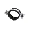 CEVNA OBJEMKA Z GUMO fi 110mm M8 (107-112mm) POCINKANA | Topdom