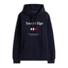 TOMMY HILFIGER Majica mornarska/rdeča/bela