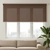 Vanjska roleta 90% blokada UV zraka Sivosmeđa 140 x 140 cm HDPE