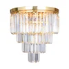 Zuma Line FC17106/4+1 -GLD - Kristalno plafonsko svetlo AMEDEO 5xE14/40W/230V