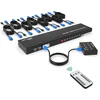 MT-Viki HDMI KVM Switch 8-port crni