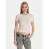 Guess Majica W6RI39 KCBF1 Écru Regular Fit