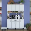 Hanah Home Komoda JE177 3423, 120x184.2x40 cm, Bela