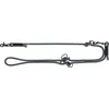 Trixie nastavljiv pasji povodec Soft Rope, črna/siva