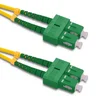 Qoltec SC/APC optični patchcord - SC/APC | enomodni | 9/125 | G652D | dupleks | 1,5 m