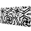 Decormat Podloga za mizo Black and white pattern 100x50 cm