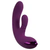 Javida - zajčkast vibrator za G-točko in klitoris (vijoličen)