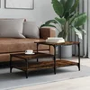 Stolić za kavu boja hrasta 100 x 50,5 x 45 cm konstruirano drvo
