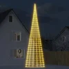 LED božićno drvce 3000 LED toplo bijelo 800 cm